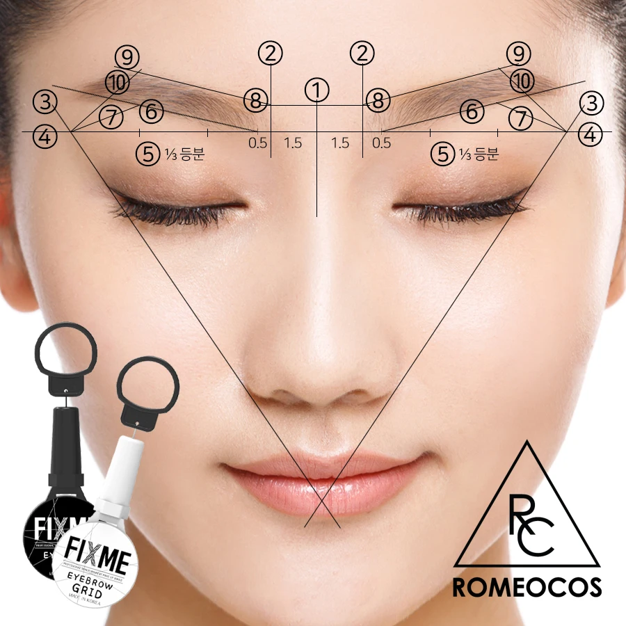 Ruler KOREA PMU FIXME semi permanent pigment for microblading machine makeup scalp micropigmentation