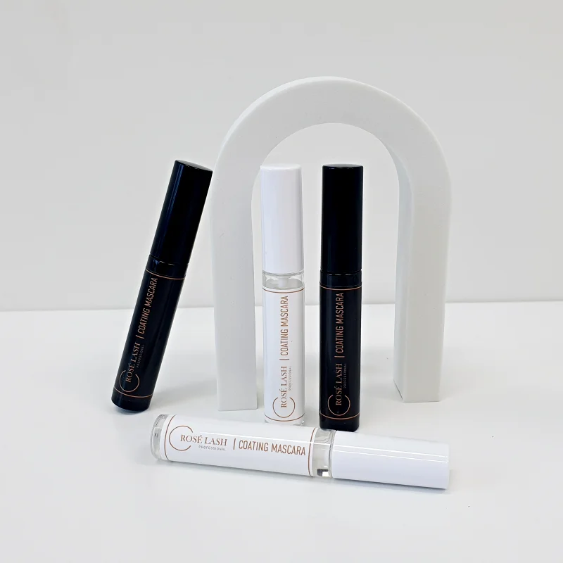 Eyelash Extension Gel Coating Mascara - Black & Transparent Color Coating Mascara 10ml