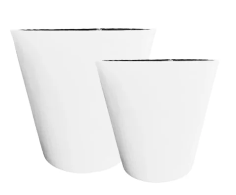 High Quality Lightweight Fiberglass PC17088 Flowerpots Classic Design Durable Planters for Floor or Shopping Mall Use