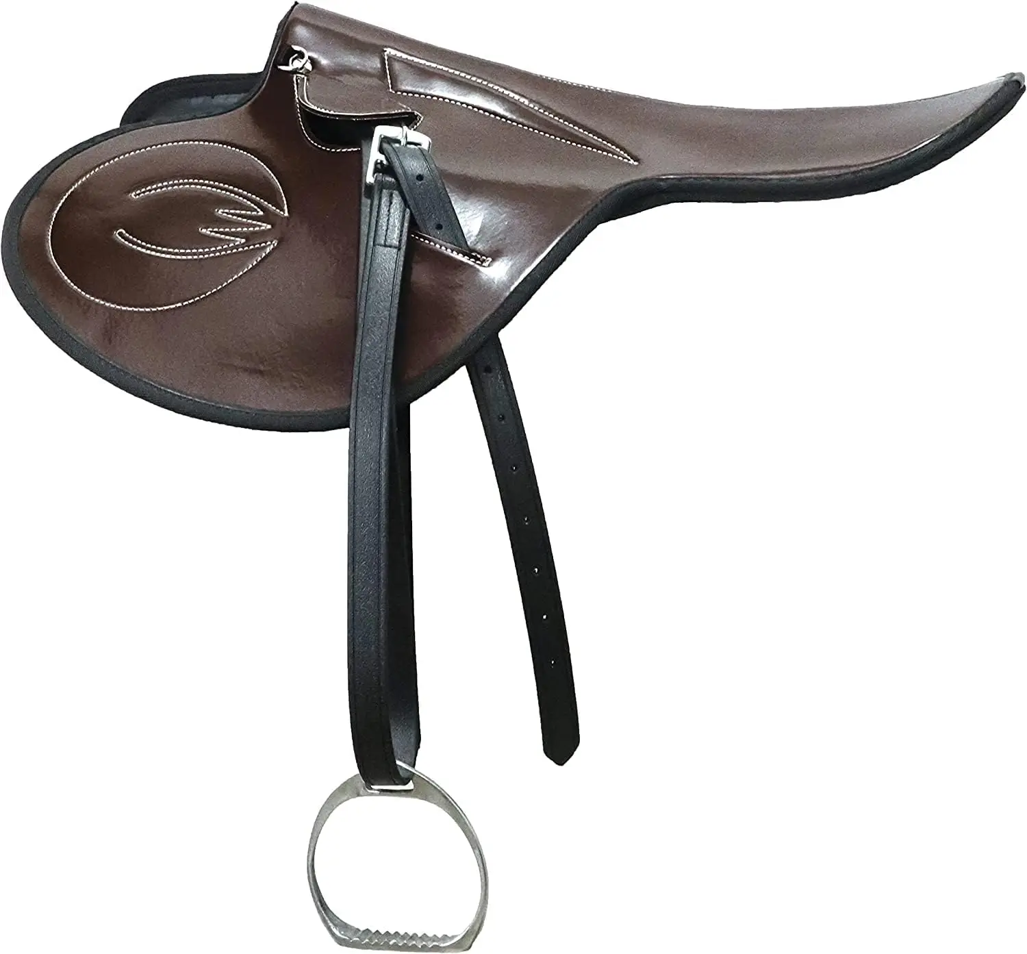 Wholesale ODM Synthetic Exercise Race Horse Saddle Size English horse racing products from India Customized Color and size