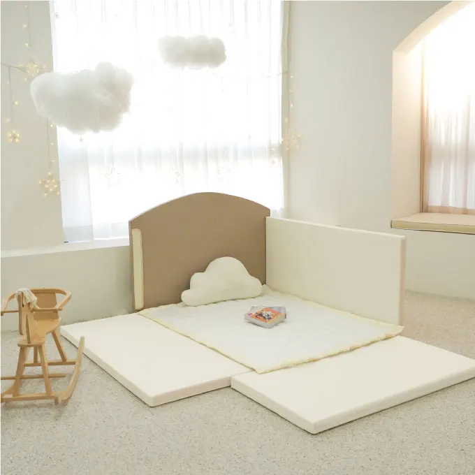 [BEBECLAIR] Made in Korea Baby Bed Wonder Land Bumper Mat Use as a Bed or Play Mat Safe Fluffy Safe Ingredients