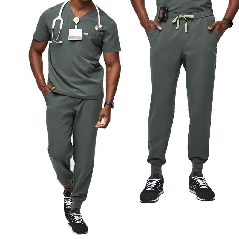 Hot sale Medical Scrubs Uniforms men Scrub Nurse Uniform Sets For Hospital