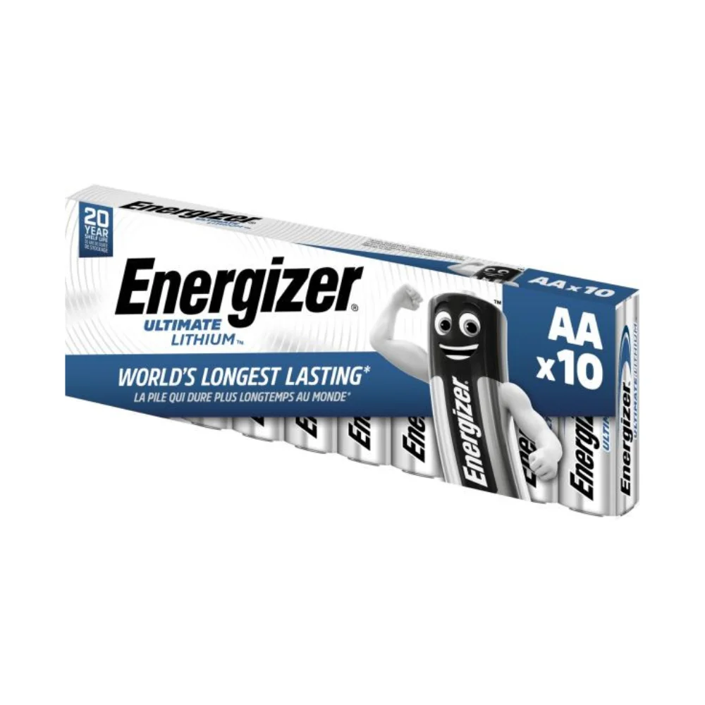 Energizer Ultimate литиевая батарея Mignon FR6 L91 AA (10 шт.)