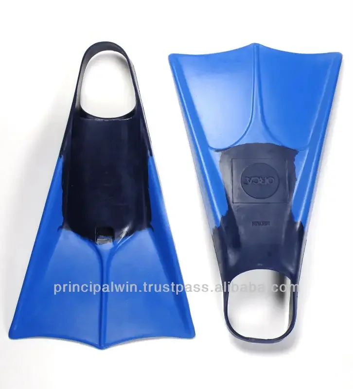 Premium Grade Orca Bodyboarding Swim Rubber Fins Seasonal Navy Blue Royal Blue Perfect for Beginners and Advanced Users Alike