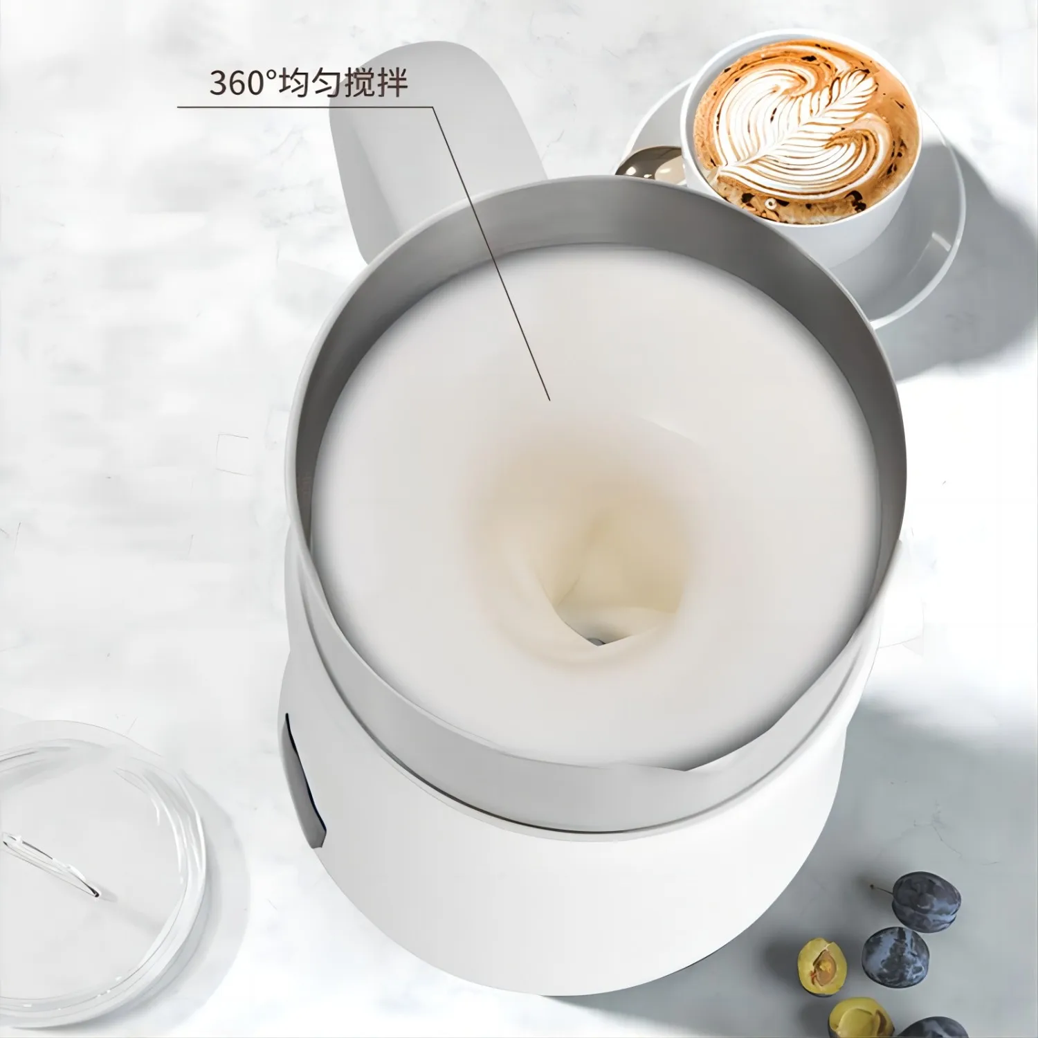 Hot Sale 500w Powerful Make Coffee Milk Foam Automatic Cheap Price 4 In 1 Frother And Milk Steamer