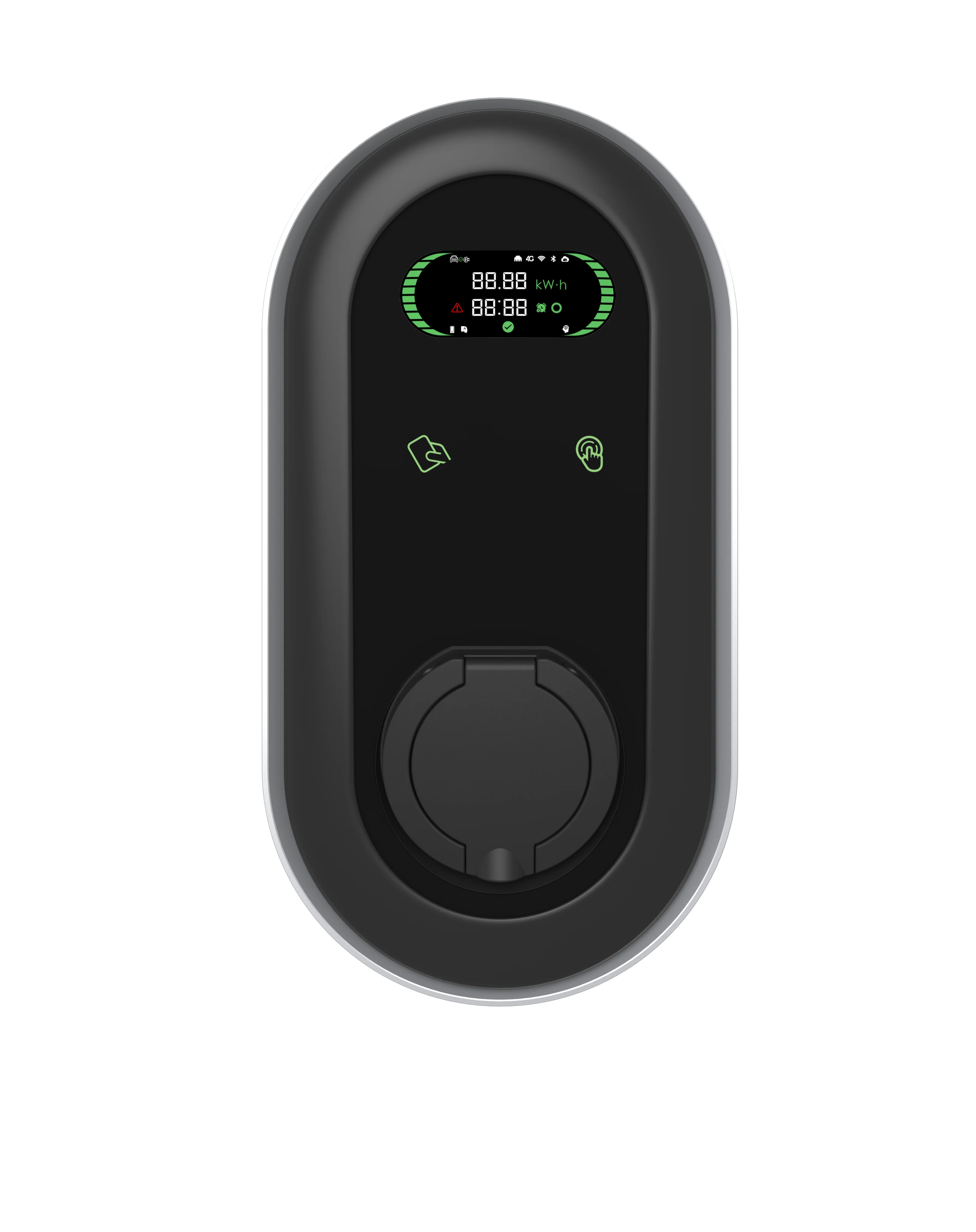 Быстрая зарядная станция для электромобилей EV-G 22 кВт с наружным рекламным экраном