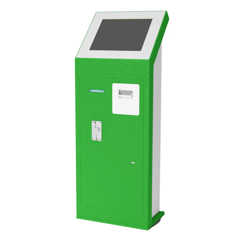 Self-Service Touch Screen ATM Machine Indoor Cash Dispenser Kiosk with Card and Bill Payment Function SDK Cash And Coins