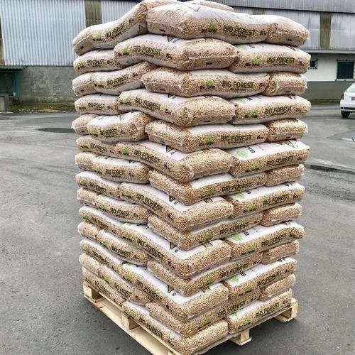 Деревянные гранулы 15 кг в упаковке, (Din plus / EN plus деревянные гранулы A1 для продажи
