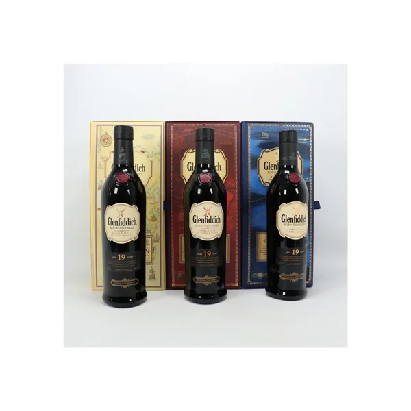 Original Glenfiddich Scotch Whisky 19 Year Old Age All Years/ Glenfiddich Single Malt Scotch Whisky For Sale/Glenfiddich Scotch