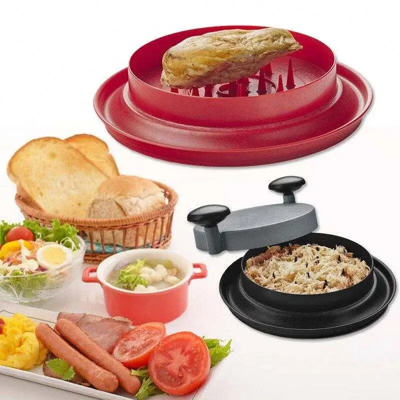 Хит продаж измельчитель мяса многоразовый тушеная свинина говядина кухонный круглый инструмент для измельчения удобный курицы