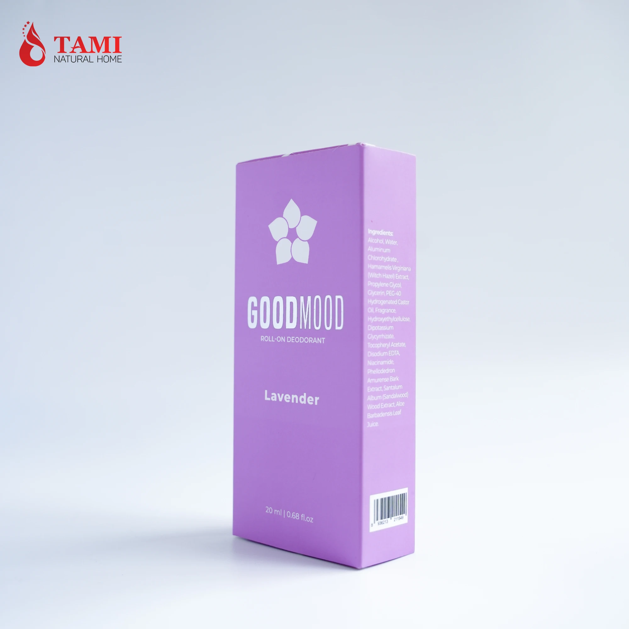 GOODMOOD Lavender Deodorant Roll-On Convenient Packaging 3 Years Shelf Life Body Use Wholesale Available Low MOQ Made Vietnam