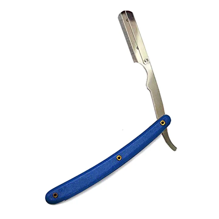 Profess Low Price Stainless Steel Razor Folding Straight Shaving Razor For Mens