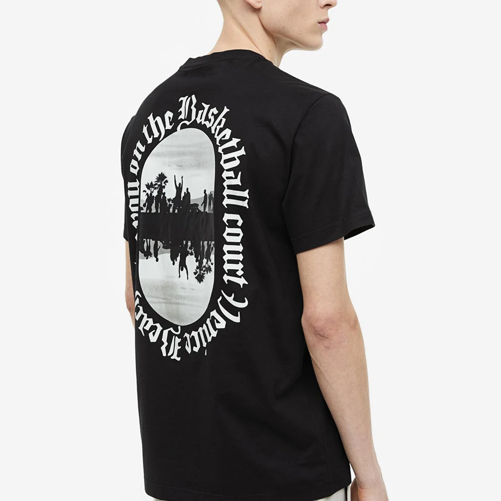 First Class Quality 100% Cotton Custom Logo Printing Custom Printing Plain Oversized Tshirt