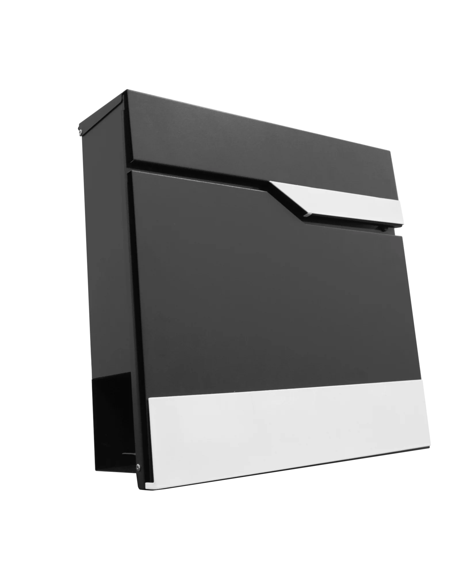 OEM ODM Modern Wall-mounted Mailbox Outdoor Decoration Extra Large Letterbox Galvanized Stainless Steel Matte Powder Coating