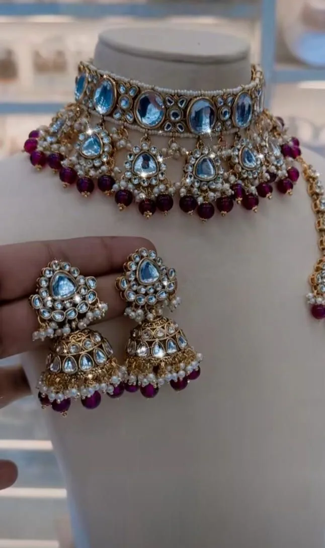 Exquisite Wholesale Traditional Bridal Wedding Indian Designer Jewellery Set for Export Selling from Indian Exporter