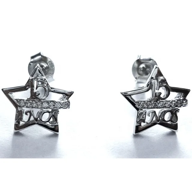 Best Selling Classic Star Shape Design 925 Sterling Silver Jewelry Sets for Teenagers CZ Jewelry