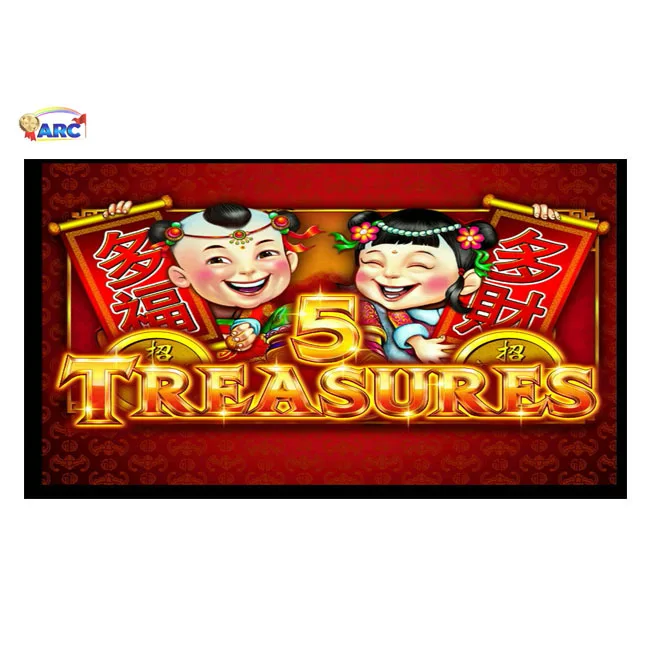 5 treasures arcade machine bally PLAY  GAME BOARD WMS550 POG game board factory
