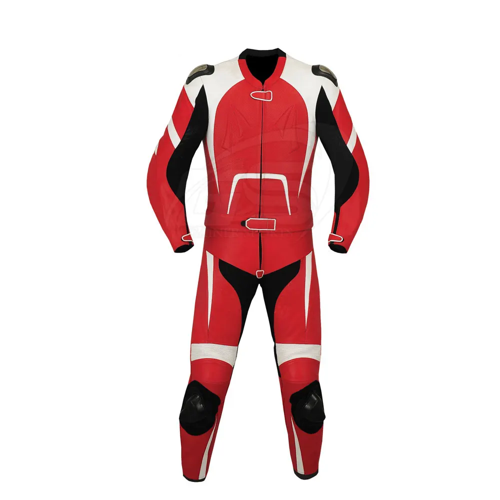 Pakistan Made Cheap Design Motorcycle Riding Suit New Arrival Motorbike Racing Leather Suit