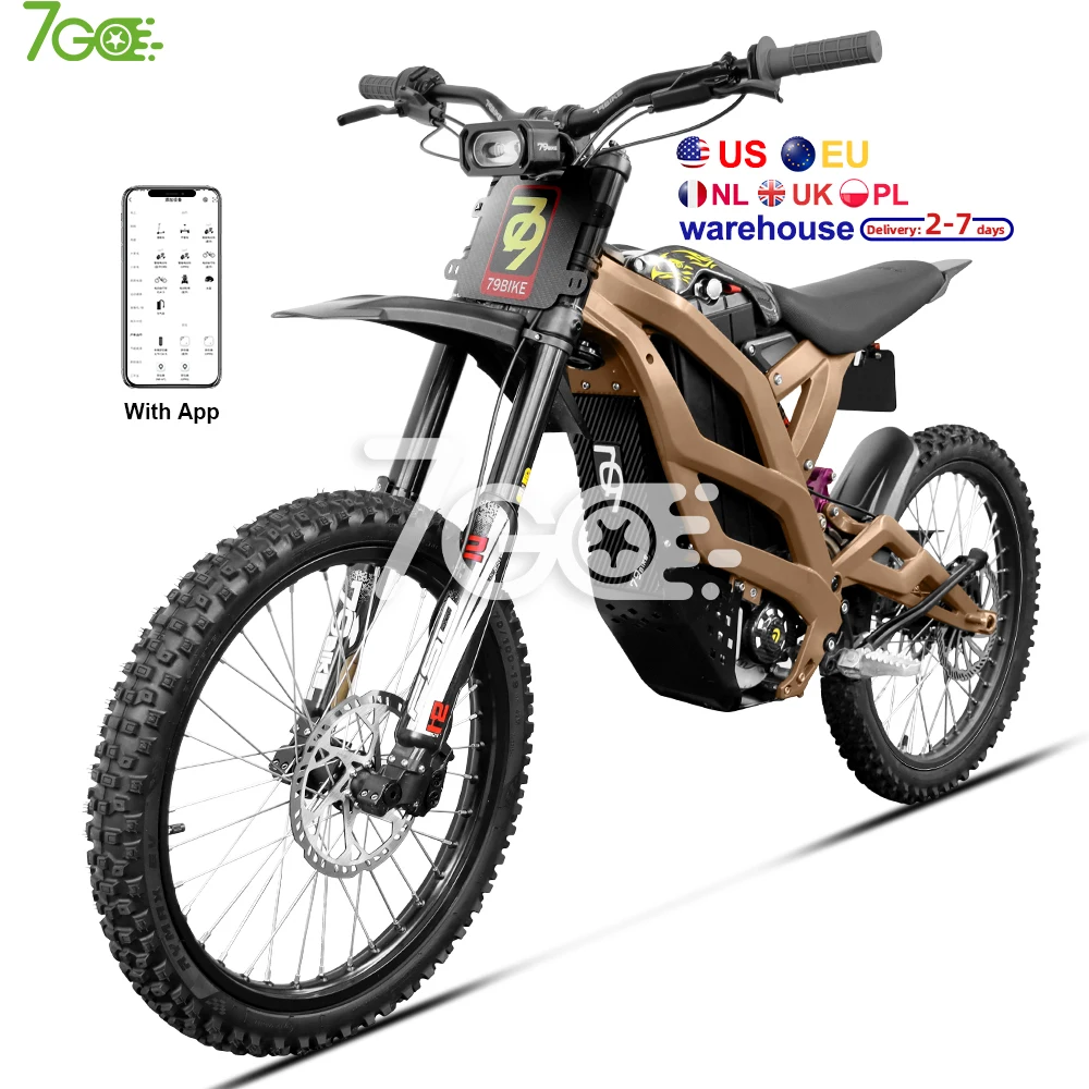 Wholesale 79 Bike Falcon M  72v 35AH 8000W Electric Dirt edirt Bike  enduro motorcycle