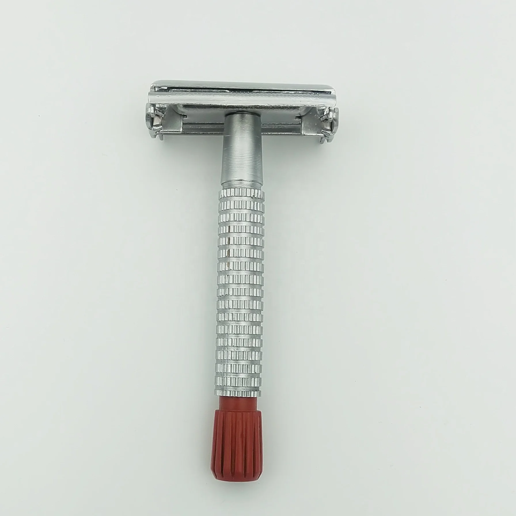 Trending Mens Traditional Classic Double Edge Chrome Shaving Safety Razor With Butterfly Head Open Short Handle Razor