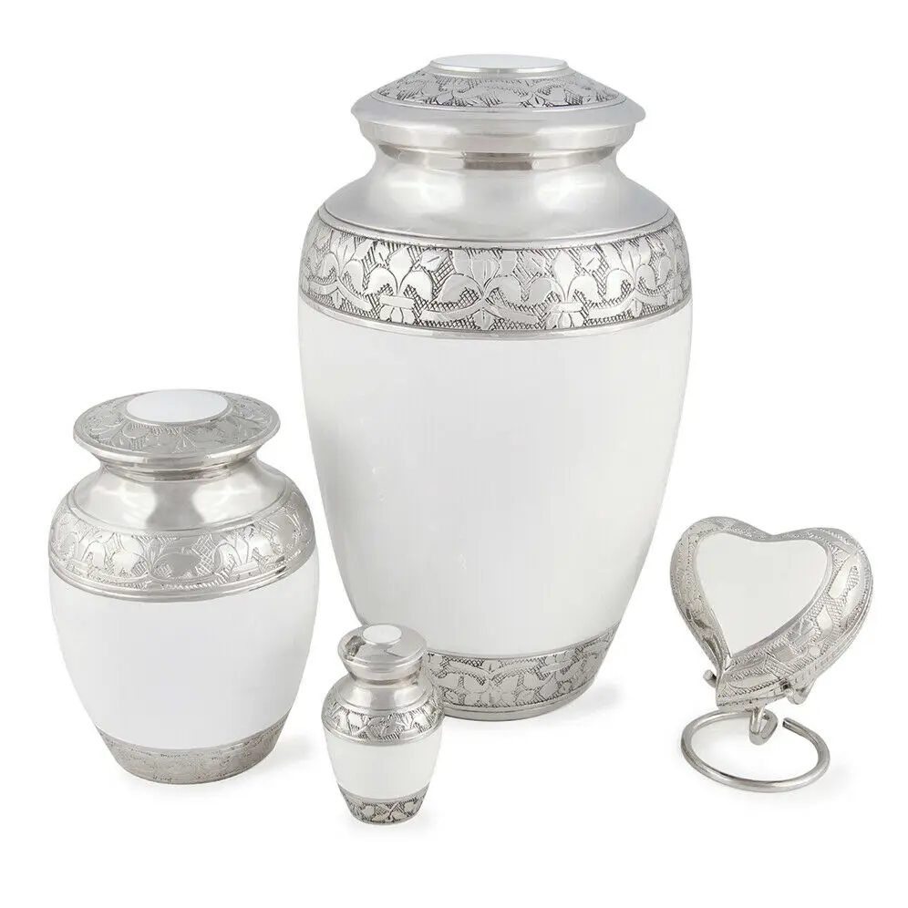 Cremation Urn for Ashes Metal Brass Customized Human Urns with Lids Wholesale Urns Funeral Supplies