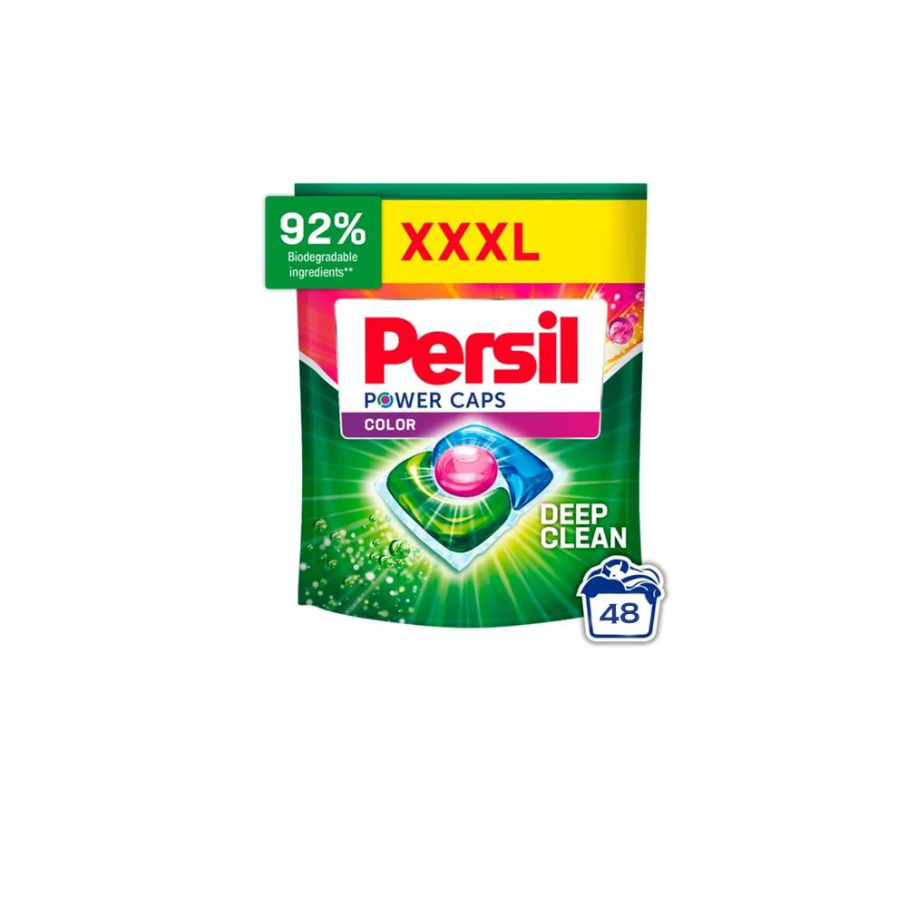 Persil Power Caps 48 стирок непревзойденное чистящее средство одноразовый стиральный порошок для глубокой очистки одежды