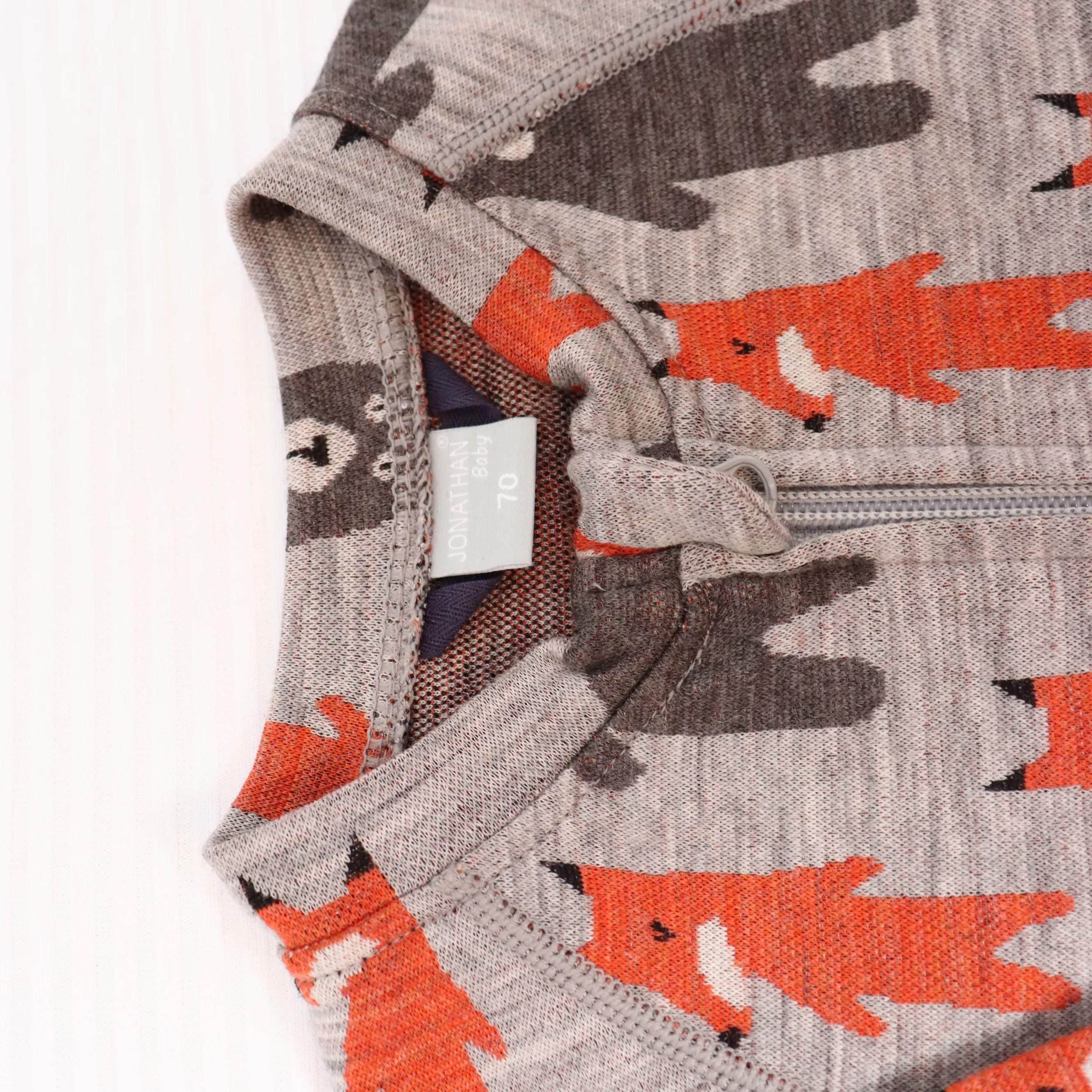 LEHEHE   Customized 100% merino wool babys body wear  jumpsuit with cute cartoon pattern