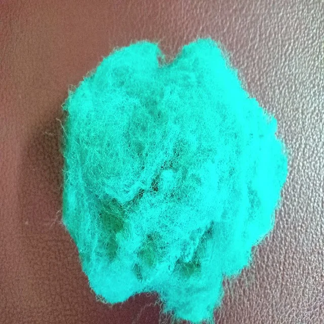 Высококачественное Полиэфирное штапельное волокно 20D SD зеленое Полиэфирное штапельное волокно класса А от производителя Vikohasan и синтетическое волокно