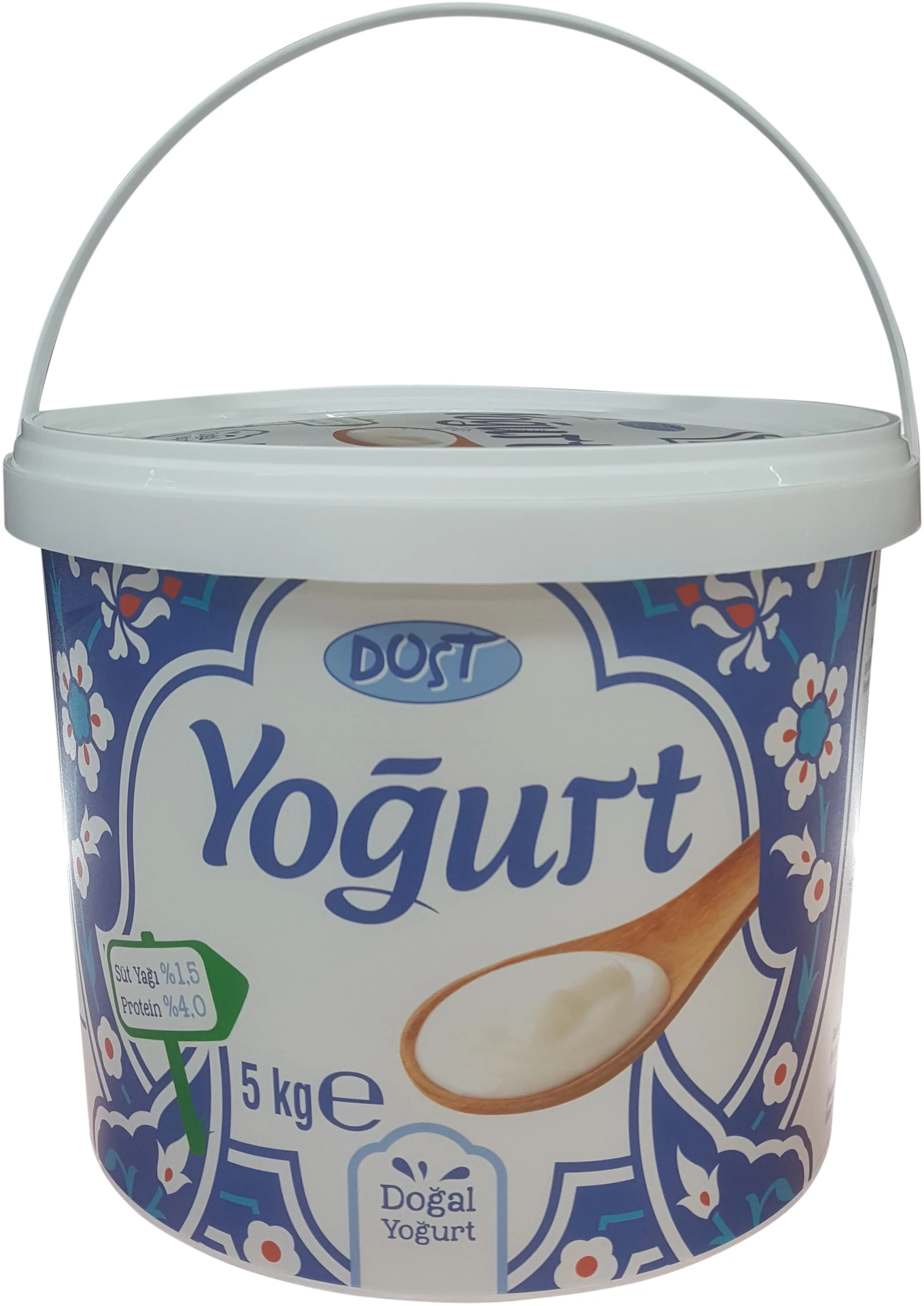 Plastic 1.5 Gallon Bucket Temper Evident Customizable Food Grade 5 Lt Pail Bucket with Lid for Food Yogurt Paint