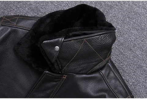 New Leather Jacket For Unisex 2023 Wholesale Genuine Cowhide Fabric Fashion Men Genuine Leather Jackets Made in Pakistan