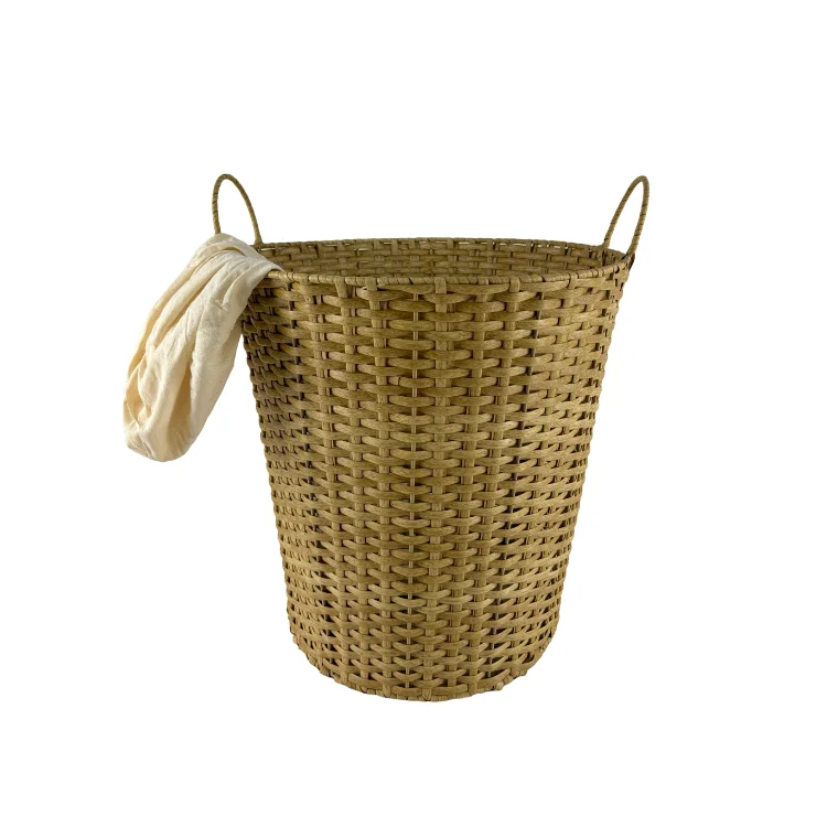 Low MOQ Hand woven Walnut P-rattan Basket for kid toys High Quality  home hotel storage From Vietnamese Supplier