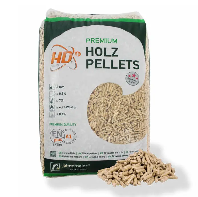 GRADE Top Europe Wood Pellets 15 kg Wood Pellet Din plus/EN plus-A1 Wood