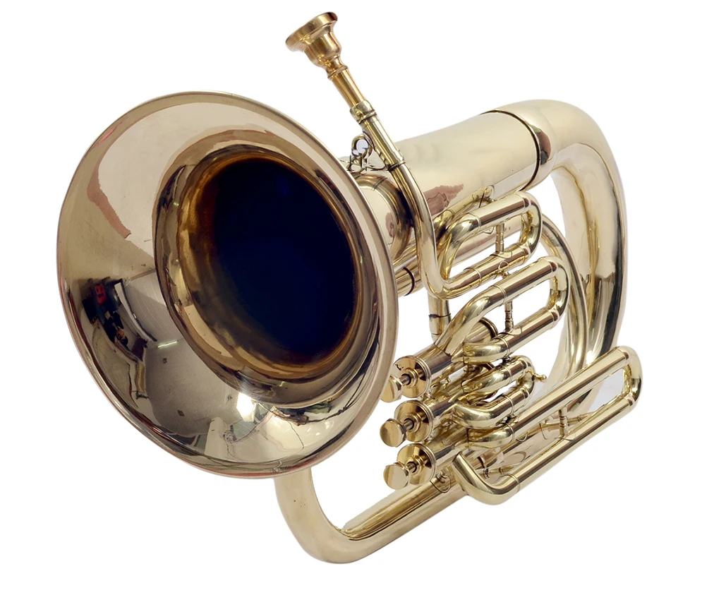 Euphonium 3 Valve Bb Pitch Brass With Hard Case and Mouthpiece Premium Quality Brass Made Musical Instrument by SONOROUS EXPORTS