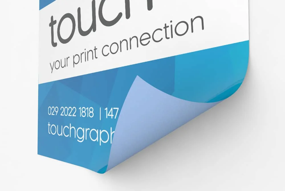 120gsm poster paper blue back paper printing material