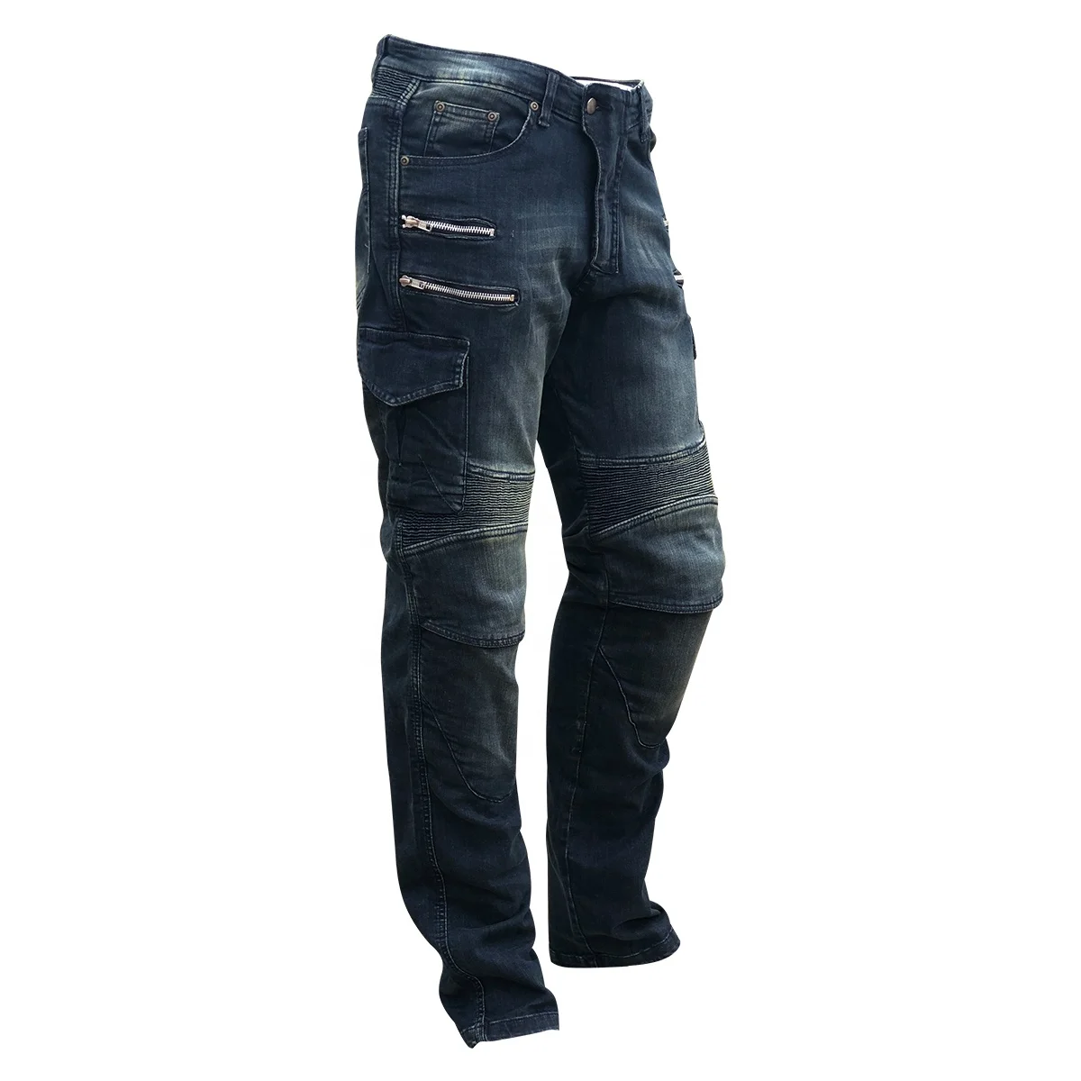 2024 New Design Motorcycle Pants Men Moto Jeans Protective Gear Riding Touring Motorbike Trousers Reinforced Lining material
