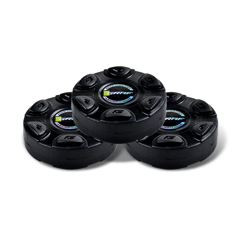 Graf 76.4mm & 76.4mm & 27.4mm Outdoor Skate Roller Hockey Puck 120g Made of PU for Training Asia only