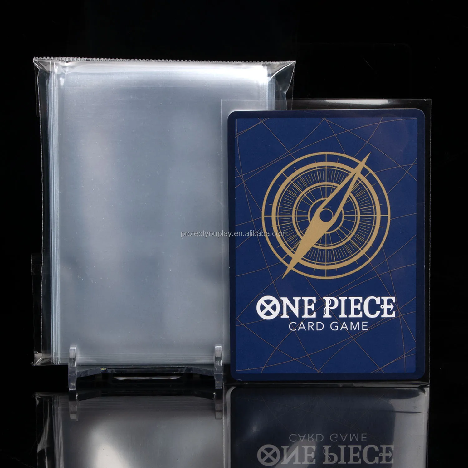 Wholesale One Piece TCG Trading Card Game Clear Inner Card Sleeve One Piece Pokemon Card Sleeve Custom Size