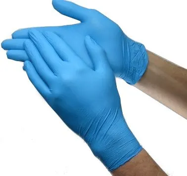 Blue Nitrile Examination Glove Powder Free - Medical And Food Grade Gloves From Malaysia - AQL 1.5