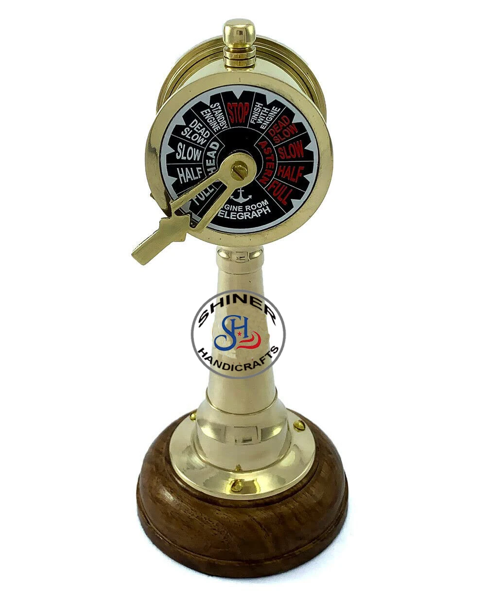 Ship/Boat Telegraph Speed Controller Mini Nautical Brass Handmade Telegraph Maritime telescopes Collectible Item Desktop Decor