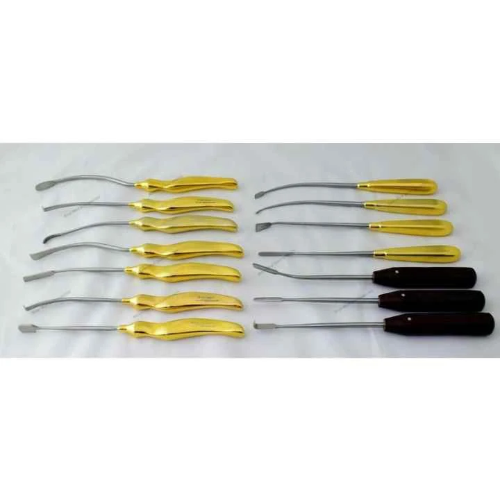 Daniel Endoscopic Forehead Lift Dissectors Set of 14 Pcs, Facial Plastic Surgery, Browlift dissectors forceps
