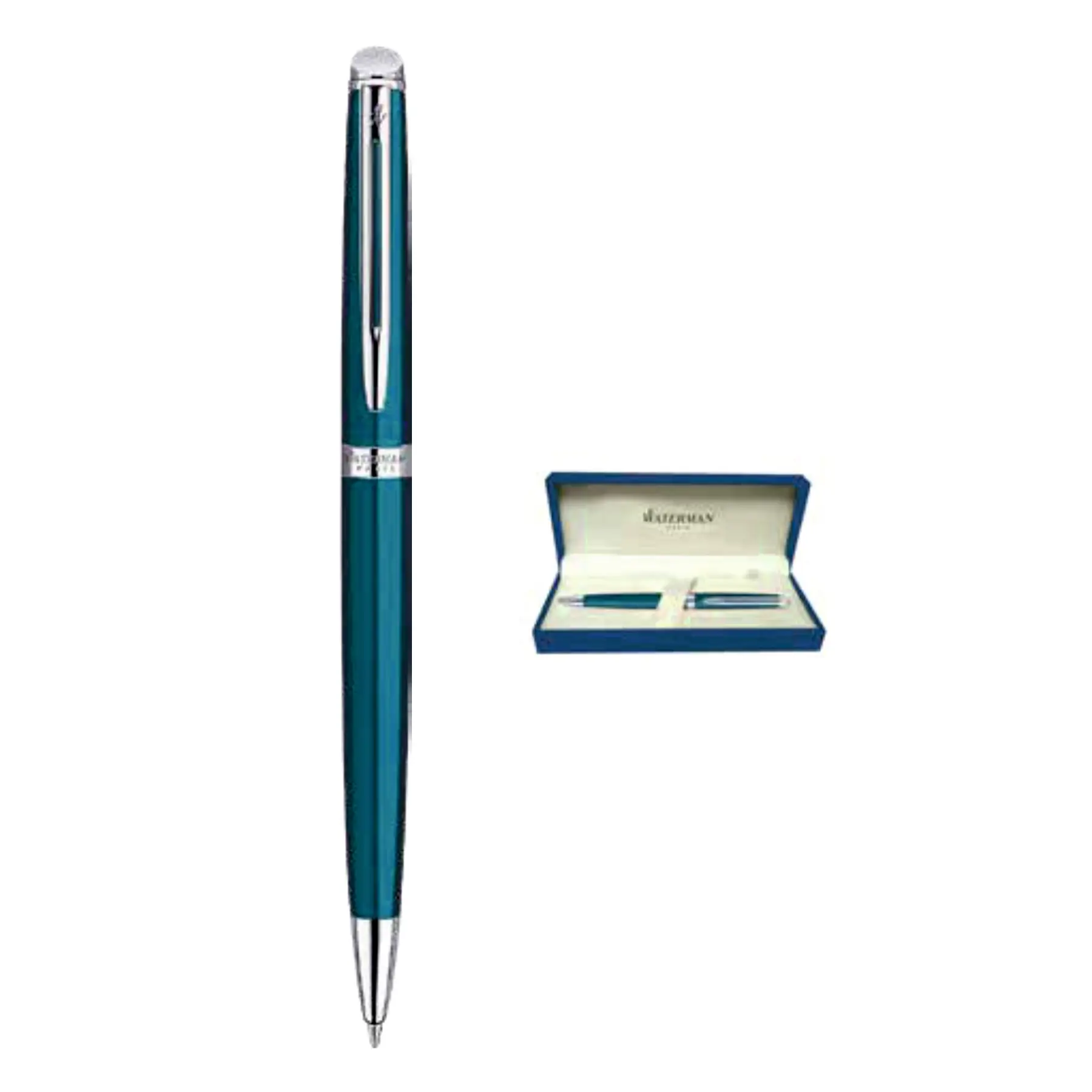 Premium Elegance Customized Waterman Hemisphere Stainless Steel ballpoint Pens & office Accessories Corporate Parker Gift Set