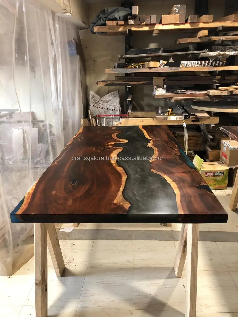 Epoxy Resin Dining Tables for a Modern and Elegant Dining Room epoxy furniture of tables for sale