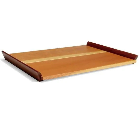Rectangular Tray platter Light In Weight Large Space Wholesale pure wooden Decorative Breakfast Lunch Dinnerware Service Trays