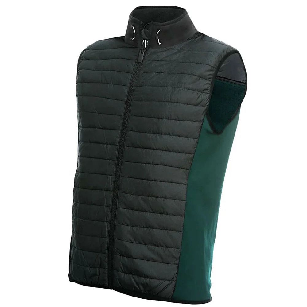OEM Jacket Waterproof Bodywarmer Sleeveless golf Padded Warm Filling down Puffer Lightweight softshell Quilted Puffy Vest OEM