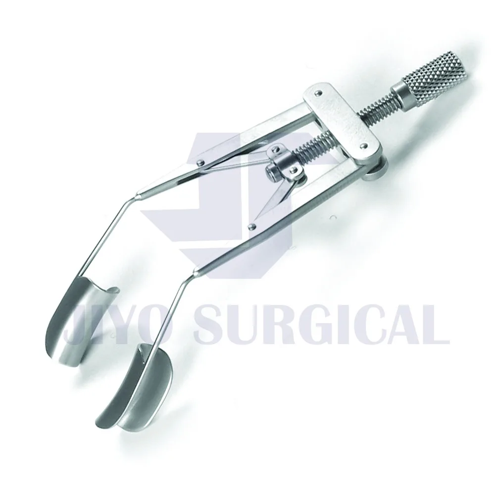 Lieberman Eye Speculum 15mm Length Solid Blade 78mm Temporal Blade Stainless Steel and Plastic Ophthalmology Instrument