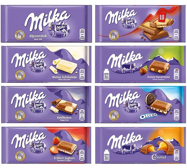 Wholesale Milka Chocolate Hazelnut Chocolate 80 gr Delicious Chocolate