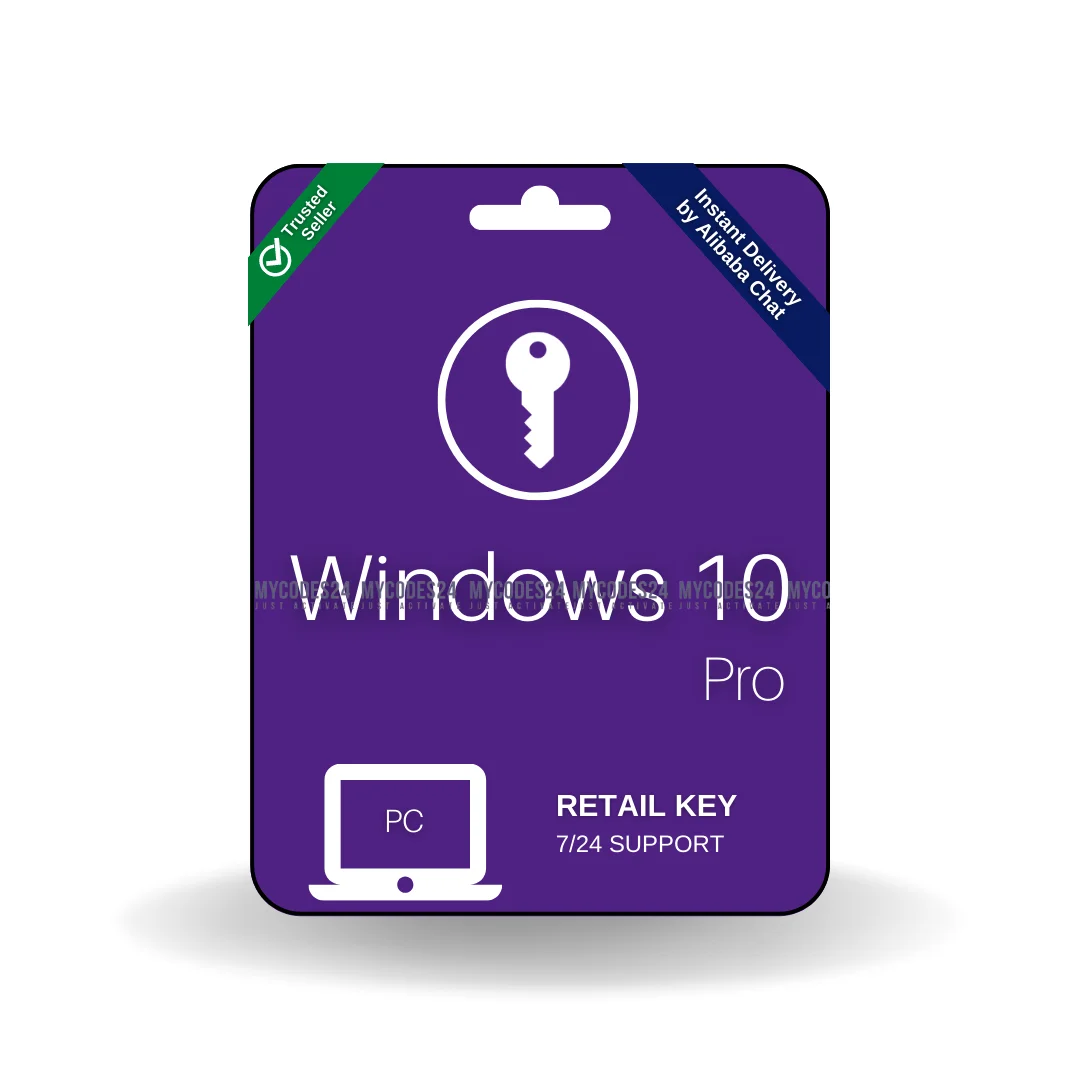 Win 10 Pro Key Retail 1PC - Global Digital %100 Send by Live Chat - Win 10 Professional Key Retail 1PC