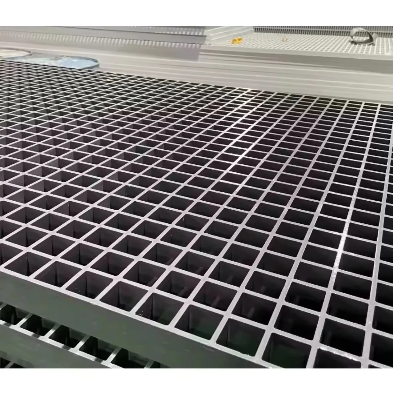 Верхняя промышленная Стеклопластиковая решетка из стекловолокна противоскользящая высокопрочная наружная пищевая новая безопасность 1220x3660x30 мм