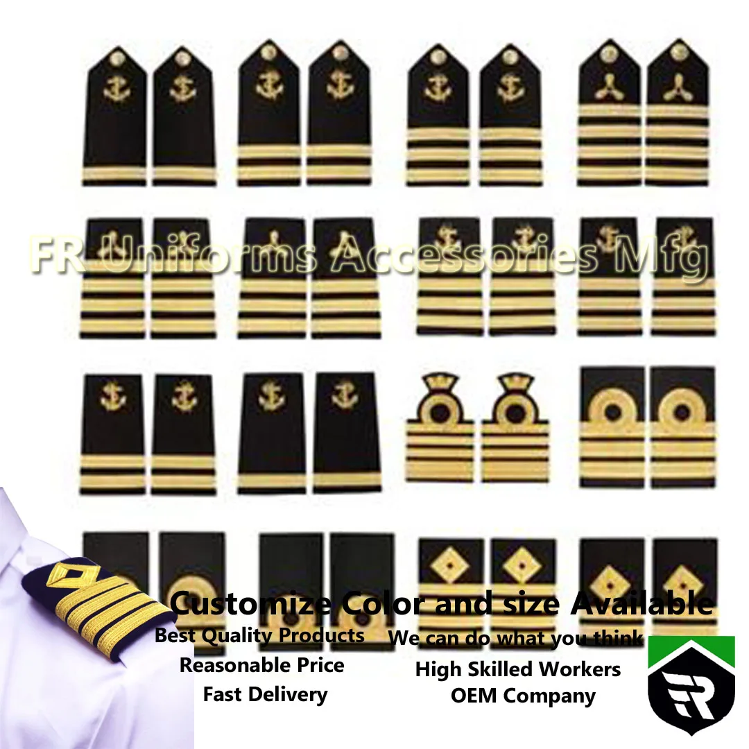 Aviation Shoulder Boards Soviet Russia  Border Shoulder Boards for Metal Embroidered Shoulder Boards Officers shirt Epaulettes