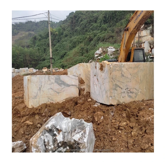 Хит продаж мраморные блоки для продажи итальянская мраморная каменная напольная плитка Розалия белая и серая мрамор натуральный камень